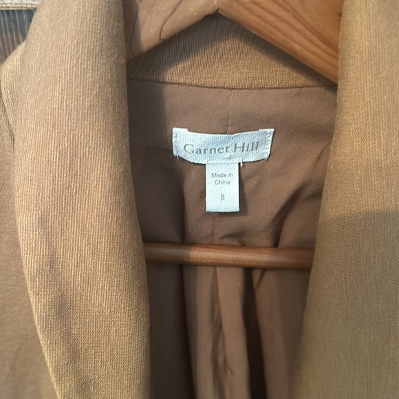 Garnet Hill Knit Relaxed Blazer, Size L - Picture 3 of 9